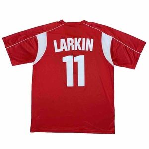 MLB Cincinnati Reds Barry Larkin #11 Hall of Fame/HOF Grill Replica Jersey Large